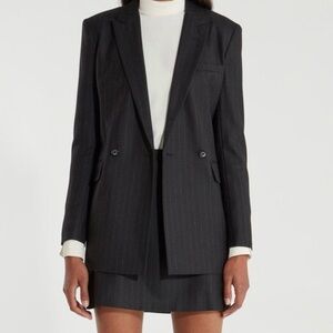 Billie the Label Diana Pinstripe Blazer size medium